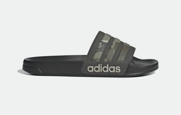 Шлепанцы ADILETTE SHOWER (RU 42.5 UK 10 USm 10.5 СМ 27.6 ; shadow olive/putty grey/olive strata)